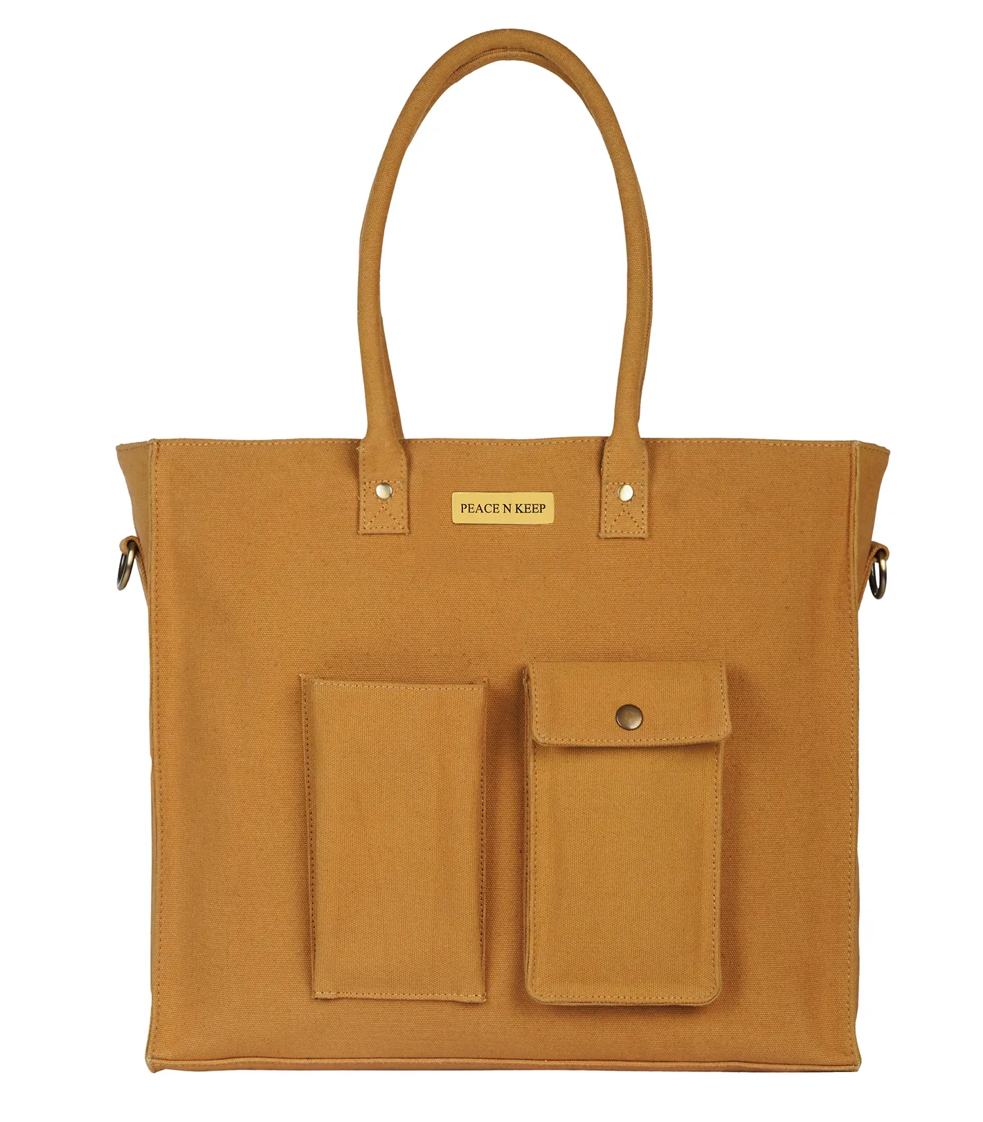 Buy Canvas Mustard Bliss Totebag For Women | Get 50% Off on Ladies Handbags